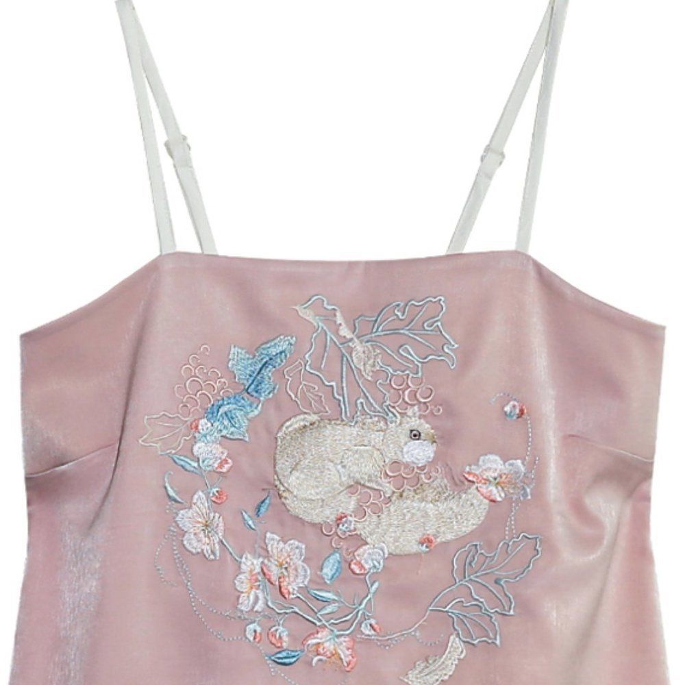 Candice Embroidered Floral Camisole Top